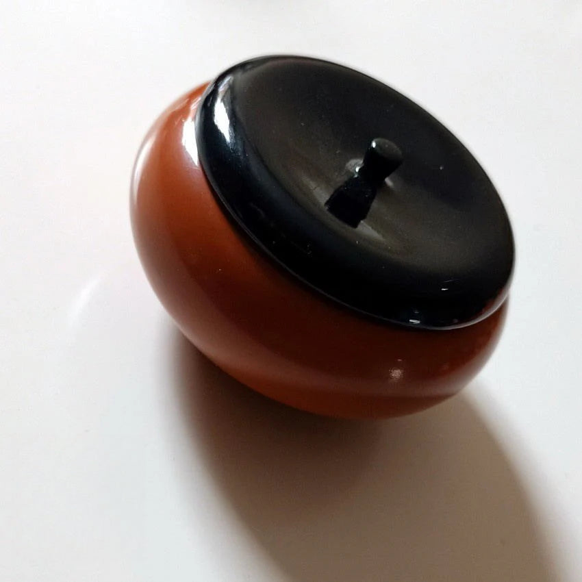[Living Heritage] Auspicious Persimmon Lacquer Tea Caddy