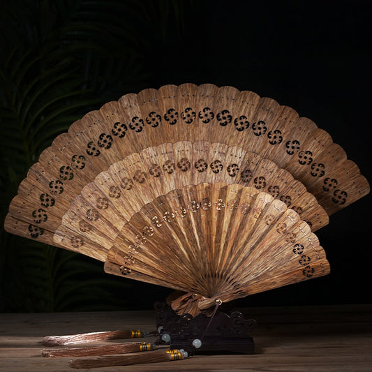 [Living Heritage] Carved Agarwood Fragrant Fan
