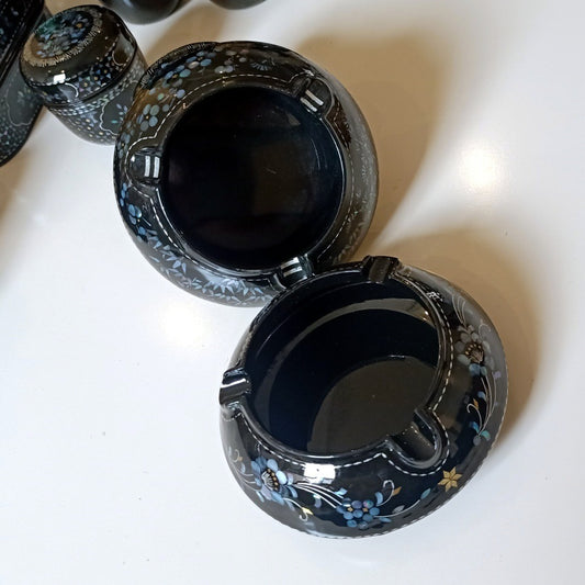 [Living Heritage] Starry Blossom Mother-of-pearl Inlay Lacquer Ashtray