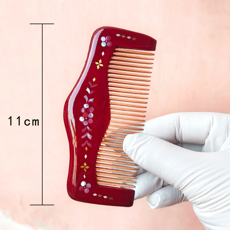 [Living Heritage] Heritage Lacquer & Shell Mahogany Comb