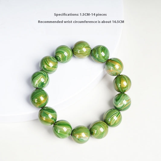[Living Heritage] Flowing Lacquer Beaded Bracelet